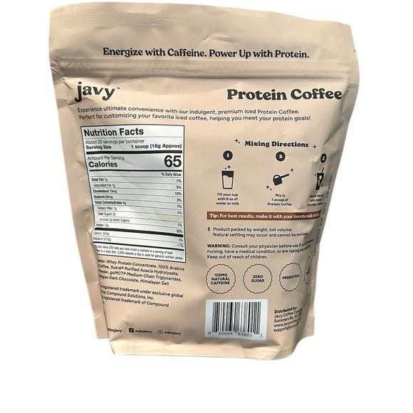 Javy Mocha Protein Coffee - Picture 2 of 2